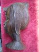 Large Vintage 50 ' S - 60 ' S African Carved Wooden Head Sculptures & Statues photo 2