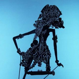 Wayang Kulit Indonesian Schattenspielfigur Marionette Shadow Puppet Gift Cs85 photo