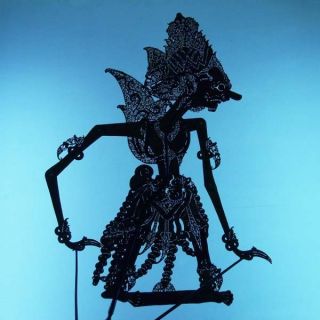 Wayang Kulit Indonesia Schattenspielfigur Marionette Shadow Puppet Gift Cq60 photo