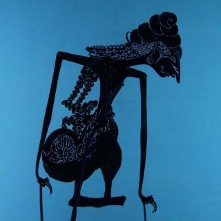 Wayang Kulit Indonesian Schattenspielfigur Marionette Shadow Puppet Gift Cw88 photo