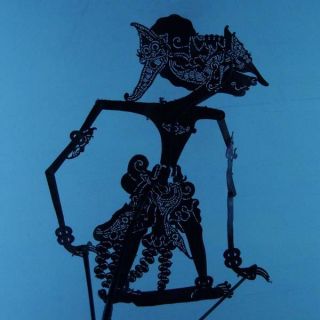 Wayang Kulit Indonesia Schattenspielfigur Marionette Shadow Puppet Gift Cw93 photo