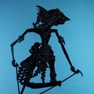 Wayang Kulit Javanese Jawa Schattenspielfigur Marionette Shadow Puppet Gift Da48 photo