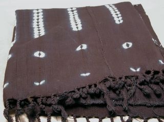 Textile Traditional Design African Mudcloth Cotton Blue Indigo Dogon Mali Ethnix photo