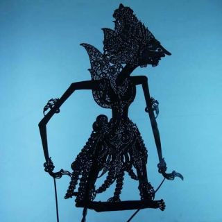 Wayang Kulit Javanese Jawa Schattenspielfigur Marionette Shadow Puppet Gift Da60 photo