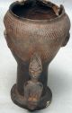 African Kuba Wood Palmwine Cup Container Handmade Figure Drcongo Ethnix Other photo 9