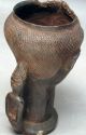 African Kuba Wood Palmwine Cup Container Handmade Figure Drcongo Ethnix Other photo 11