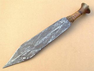 Congo Old African Knife Ancien Couteau D ' Afrique Lunda Afrika Kongo Africa photo