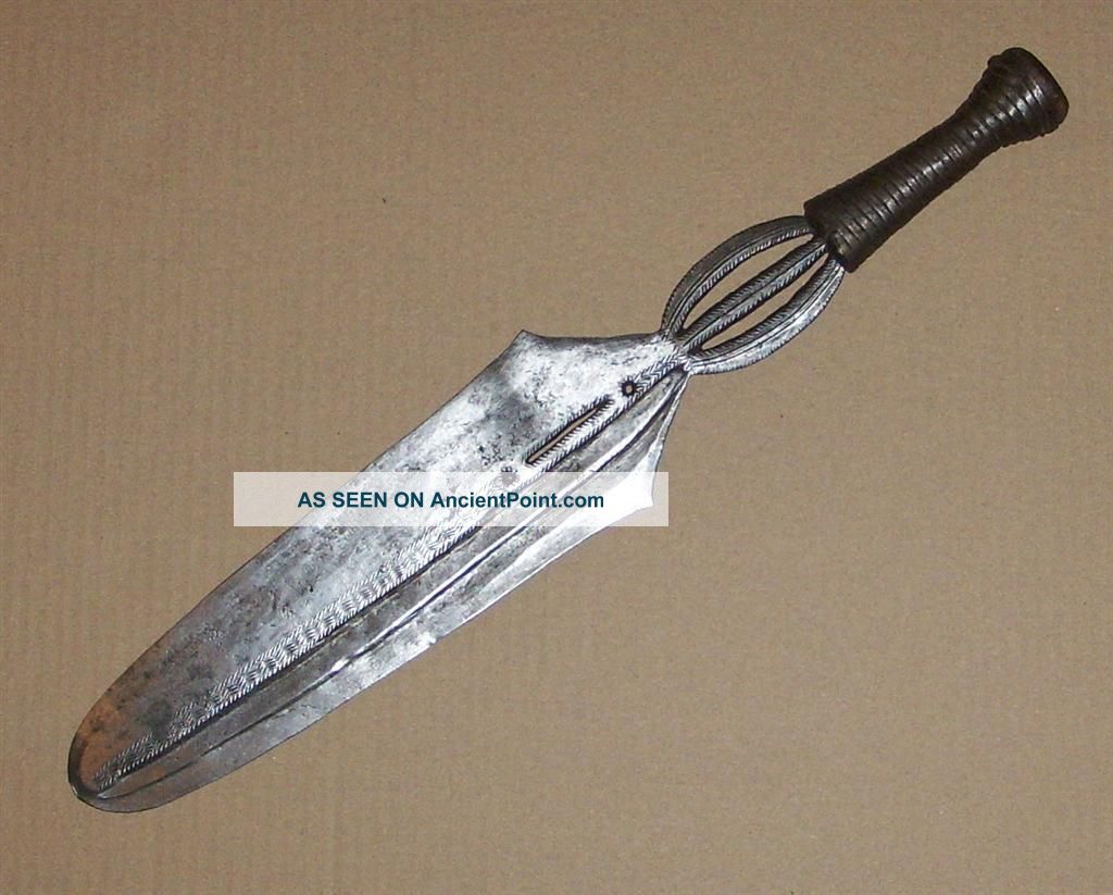 Congo Old African Knife Ancien Couteau Afrique Ngombe Afrika Kongo Africa Zwaard Other photo