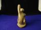 African Art /flea Market Find /carved Statue Sculpture 6in Tall Stone 3 People? Other photo 1