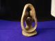 African Art /flea Market Find /carved Statue Sculpture 6in Tall Stone 3 People? Other photo 2