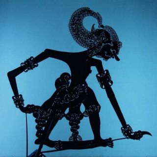 Wayang Kulit Indonesian Schattenspielfigur Marionette Shadow Puppet Gift Cx15 photo