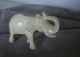 Antique Vtg Ox Bone Faux Ivory Carved Elephant Figurine Statue Sculptures & Statues photo 3