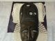 Antique Ethnographic Rare Wooden African Mask With Snake Hard Wood Hand Carved Masks photo 9