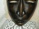Antique Ethnographic Rare Wooden African Mask With Snake Hard Wood Hand Carved Masks photo 2