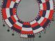 Jewelry Elmolo Red Blue White Maasai African Wire Beaded Necklace Kenya Ethnix Other photo 8