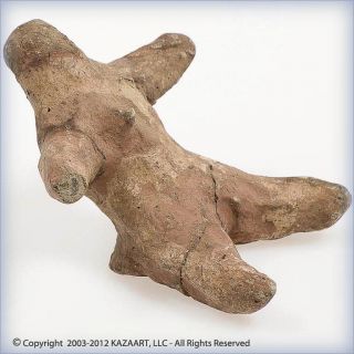 Ancient Excavated Lere Terracotta Fetish Ritual Figure Mali photo