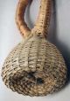 African Artifact Wicker Native Musical Instrument Basket Rattle Cameroon Ethnix Other photo 3
