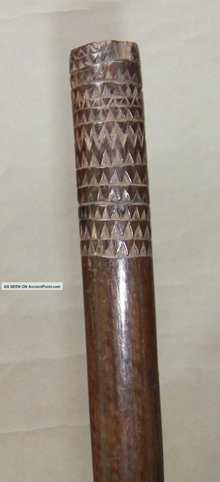 19th Century Fiji Tonga Hard Wood Pole War Club Pacific Islands & Oceania photo