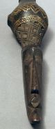 African Flute Hunter Whistle Wood Figure Musical Instrument Kuba Dr Congo Ethnix Other photo 7