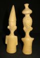 Vintage African Figural Bust Type Chess Set Hand Carved Wood Ebony 32 Mozambique Sculptures & Statues photo 8