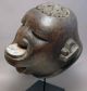 African Headworn Makonde Museum Quality Wooden Helmet Upper Lip Plug Mask Ethnix Other photo 5