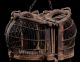 Rare And Ancient Double Bird Cage From Lombok Indonesia; Hand Made Tribal Art Pacific Islands & Oceania photo 1