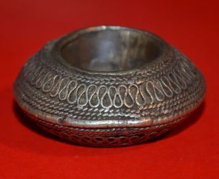 Rare Antique Fancy Ethiopian Silver Ring / Pendant Bead photo