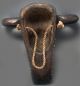 African Magical Animal Metal Male Horn Buffalo Mask Tabwa Dr Congo Zaire Ethnix Other photo 4