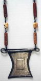 Jewelry Brass African Tuareg Trade Beads Necklace Prayer Box Amulet Niger Ethnix Other photo 1