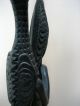 Papua New Guinea Carved Roof Finial / Gable Top With Cowrie Shell Inlayed Eyes Pacific Islands & Oceania photo 3