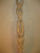 Handcarved Artifact Of Male And Female Ancestors Baron Sepy Dobronyi Estate L787 Pacific Islands & Oceania photo 6