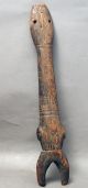 African Gurunsi Sound Whistle Wood Snake Music Instrument Flute B.  Faso Ethnix Other photo 2