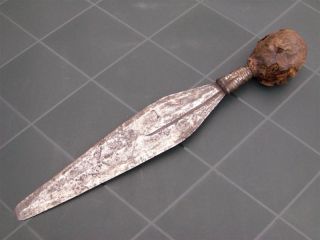 Congo Old African Knife Ancien Couteau D ' Afrique Ngombe photo