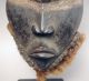 Mini Dan African Artifact Wood Black Face Mask Cote I ' Voire Liberia Ethnix Other photo 9