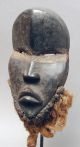 Mini Dan African Artifact Wood Black Face Mask Cote I ' Voire Liberia Ethnix Other photo 1