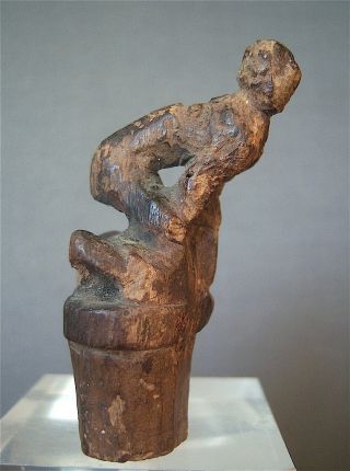 Old Ngaju Dayak Wood Stopper,  Borneo Island,  Central Kalimantan,  Indonesia photo