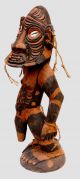 Large Old Tribal Mindimbit Wood Ancestor Figure Sepik River New Guinea Pacific Islands & Oceania photo 1