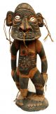 Large Old Tribal Mindimbit Wood Ancestor Figure Sepik River New Guinea Pacific Islands & Oceania photo 3