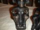 African Bookends Tribal Art Carved Sculpture - Intricate Sculptures & Statues photo 2