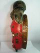 Red Baule Mask,  Ivory Coast,  Heavy Solid Wood Masks photo 3