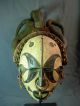 Outstanding Igbo Mmwo Spirit Maiden Headdress /leather Horns / Yoruba / Nigeria Masks photo 1