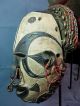 Outstanding Igbo Mmwo Spirit Maiden Headdress /leather Horns / Yoruba / Nigeria Masks photo 7