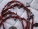 Traditional North African Berber Antique Coral And Silver Necklace,  Tunesia Other photo 1
