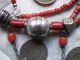 Traditional North African Berber Antique Coral And Silver Necklace,  Tunesia Other photo 6
