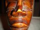 Wood Carving Of African Woman Head With Hair Up - Engraved By Artist Manol - A Must Sculptures & Statues photo 11