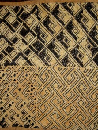 Kuba Raffia Embroidery African Weave Congo Kasai Velvet photo