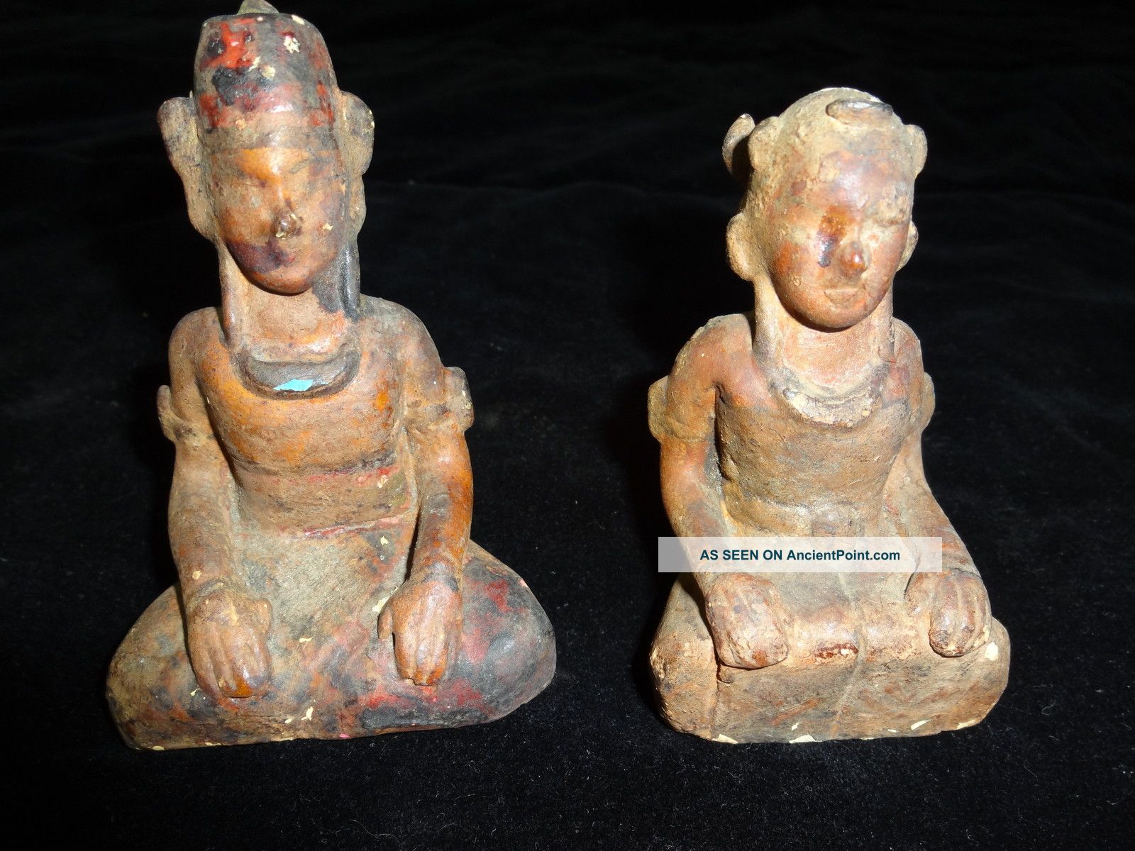 Figures Rare Pair Sultan And Wife Couple Java Royal Indonesia Keris Pacific Islands & Oceania photo