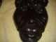 African Tribal Wooden Face Plaque - Rasta - Large Detailed Masks photo 3