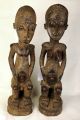 Boaule Male & Female Ancestor Figures - Ivory Coast - African Tribal Arts African photo 1