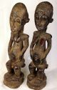 Boaule Male & Female Ancestor Figures - Ivory Coast - African Tribal Arts African photo 3